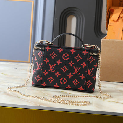 Rouge Monogram Vanity Bag