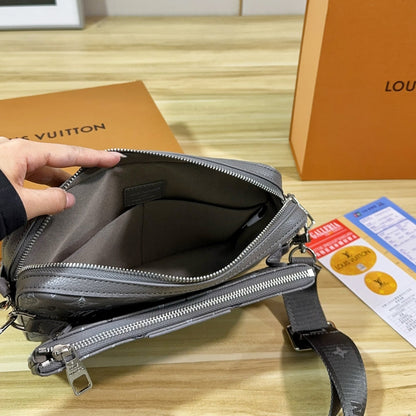 Trio Messenger Bag -Shadow