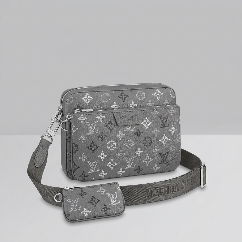 Trio Messenger Bag -Shadow
