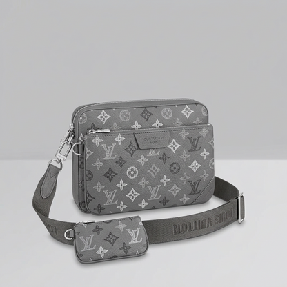 Trio Messenger Bag -Shadow