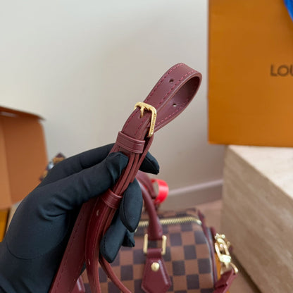 Speedy 25 Damier Rouge