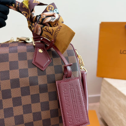 Speedy 25 Damier Rouge