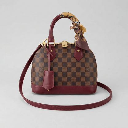 Damier Alma BB with Scarf