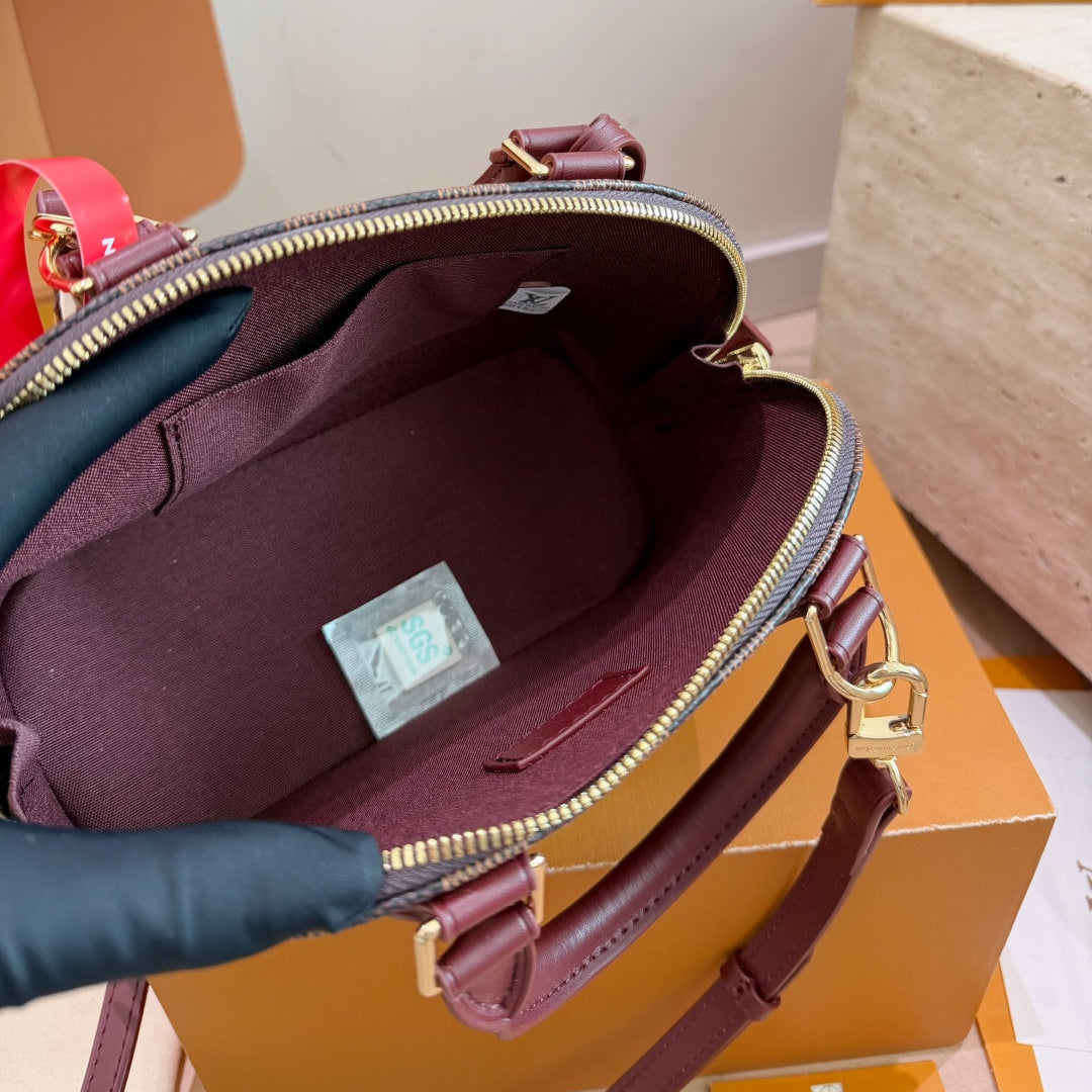 Damier Alma BB with Scarf