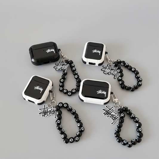 Streetwear Skateboard Eightball Charm AirPod Case