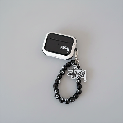 Streetwear Skateboard Eightball Charm AirPod Case