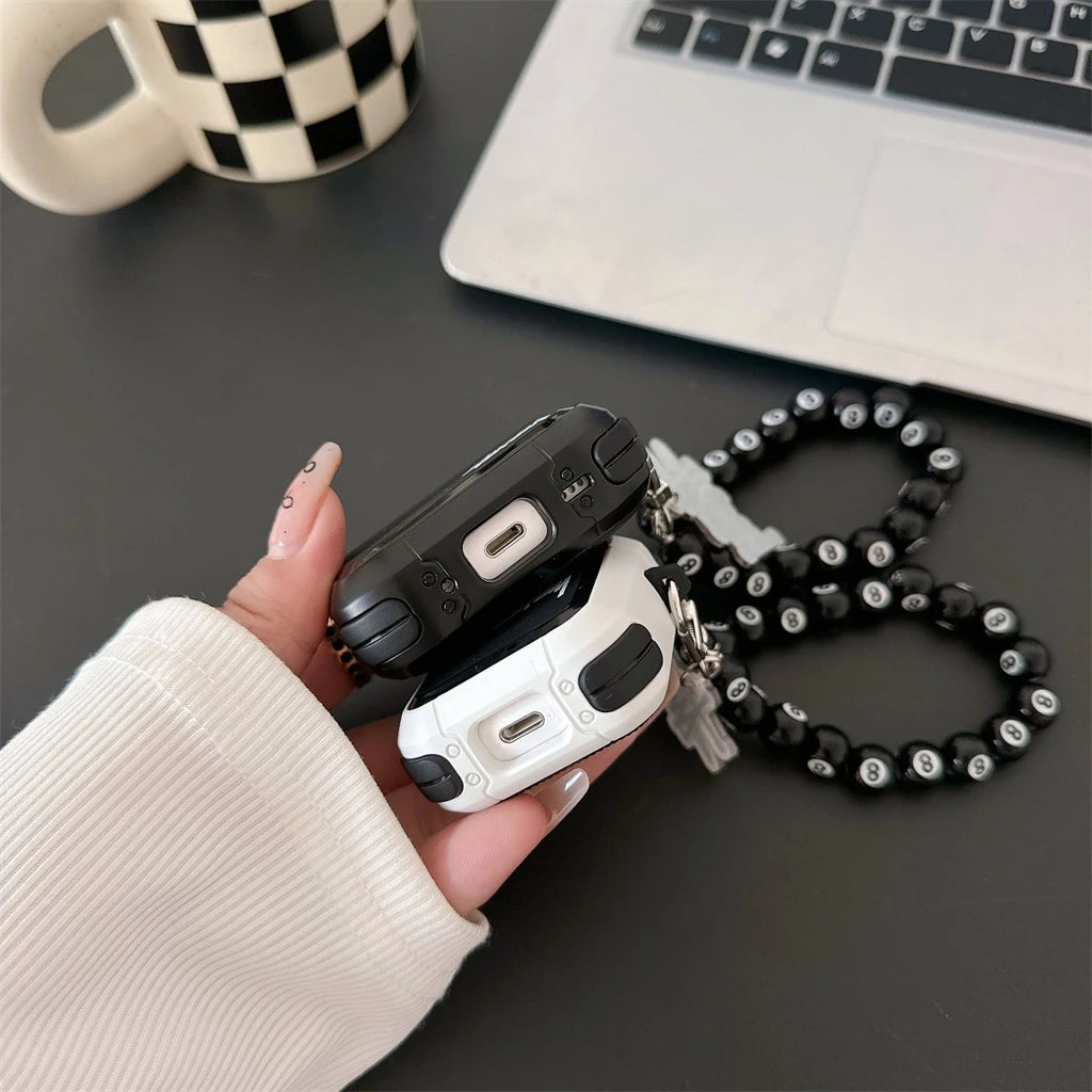 Streetwear Skateboard Eightball Charm AirPod Case