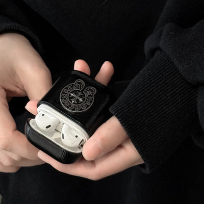 Smooth Leather look Cross  AirPod Case
