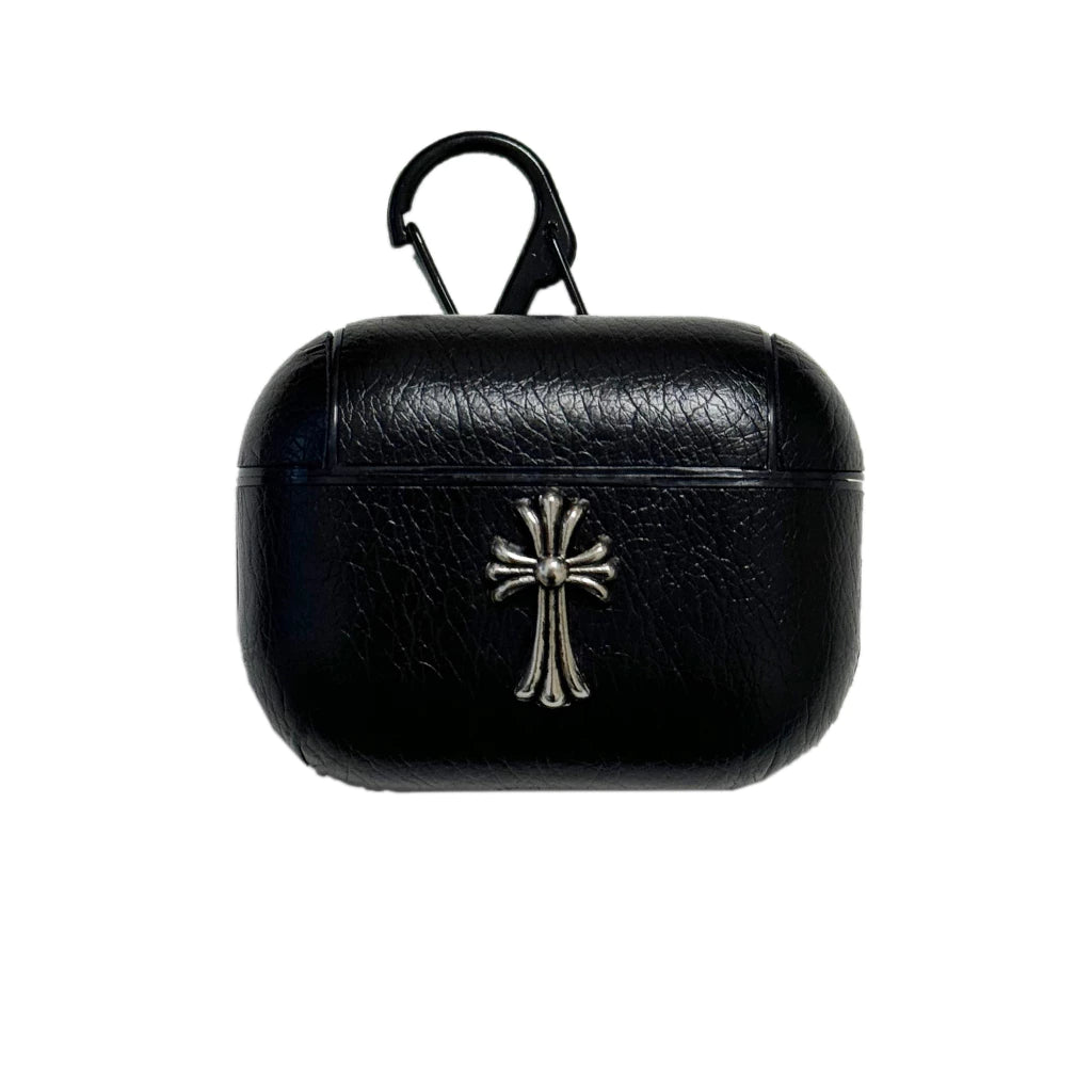 Smooth Leather look Cross  AirPod Case