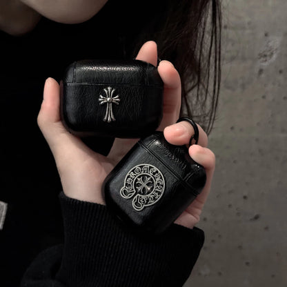 Smooth Leather look Cross  AirPod Case