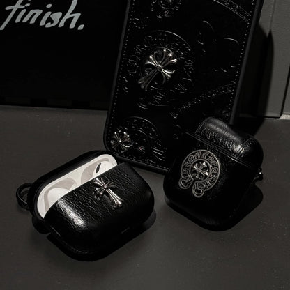 Smooth Leather look Cross  AirPod Case
