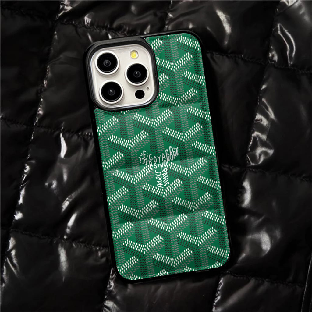 Patterned luxury Puffer iPhone case
