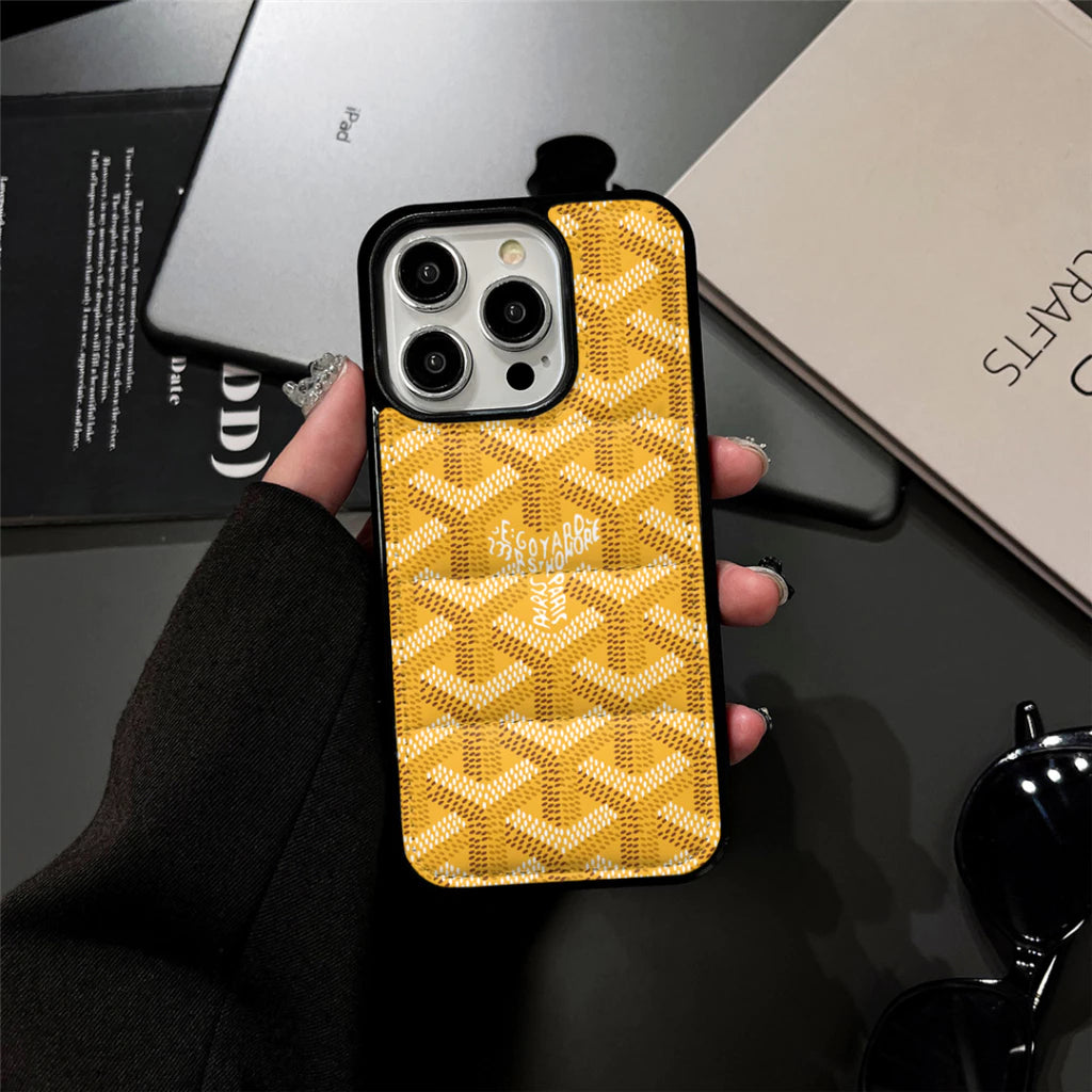Patterned luxury Puffer iPhone case