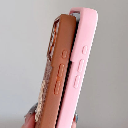 Chic Embossed Monogram Case – iPhone 13–17