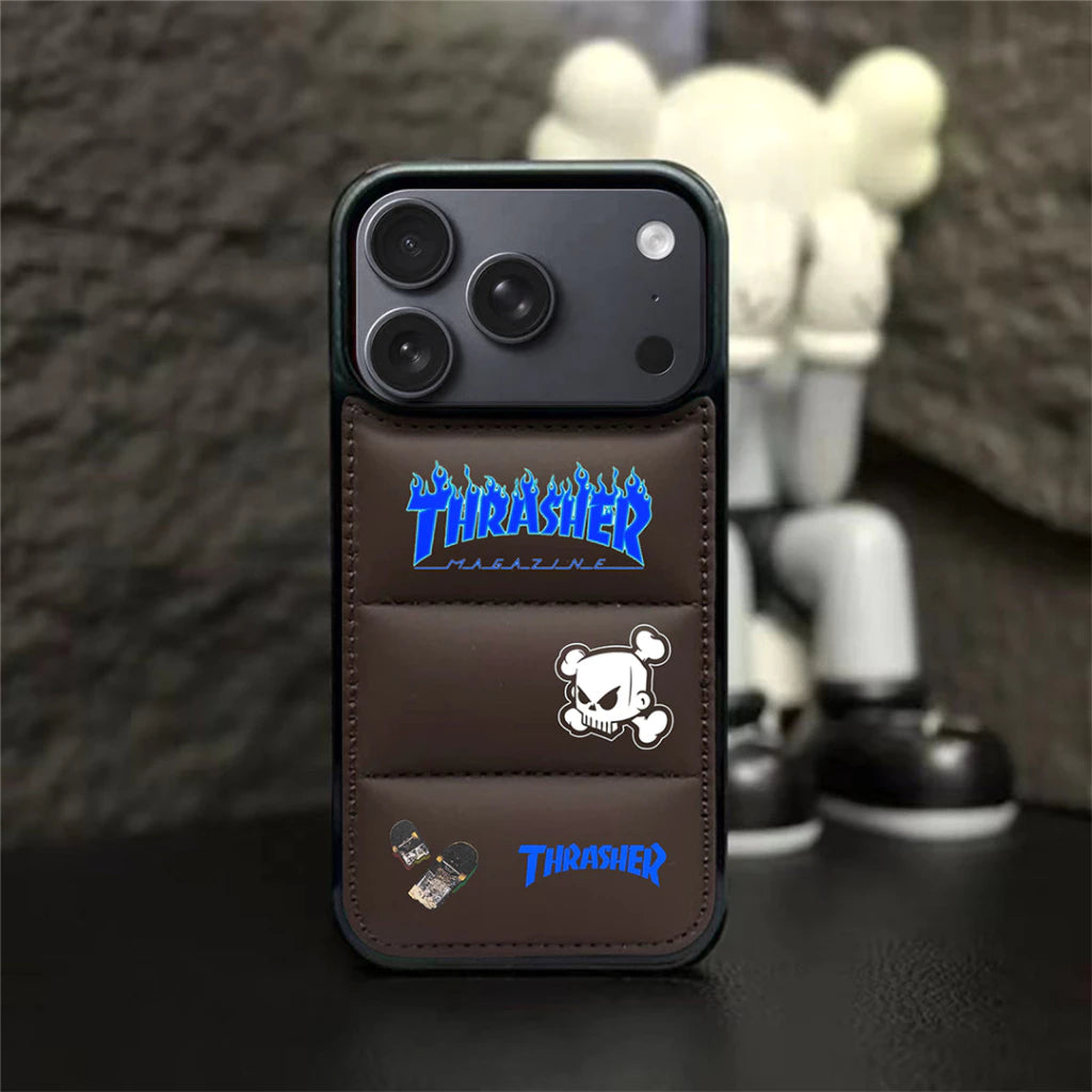Flame Street Skate Puffer Case – iPhone 12–17