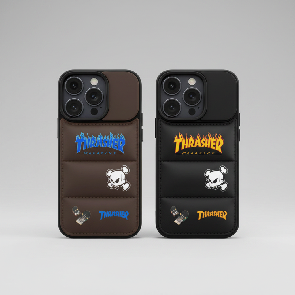 Flame Street Skate Puffer Case – iPhone 12–17
