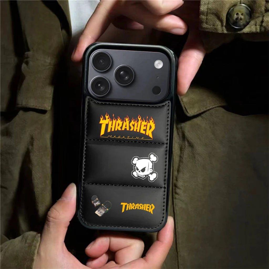 Flame Street Skate Puffer Case – iPhone 12–17