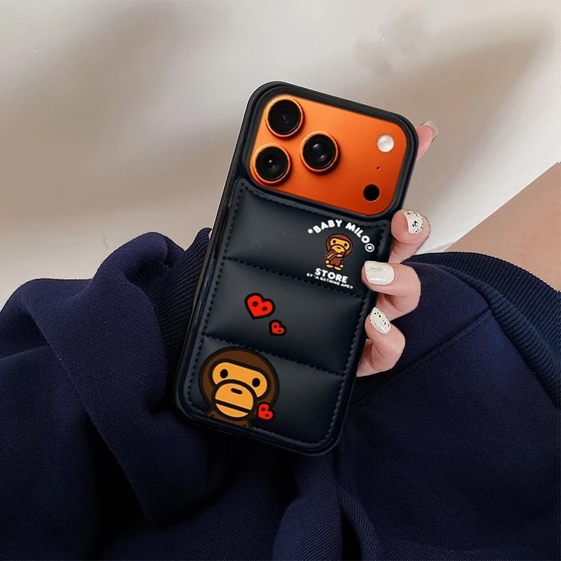 Baby Monkey Puffer Case - iPhone 11 - 17
