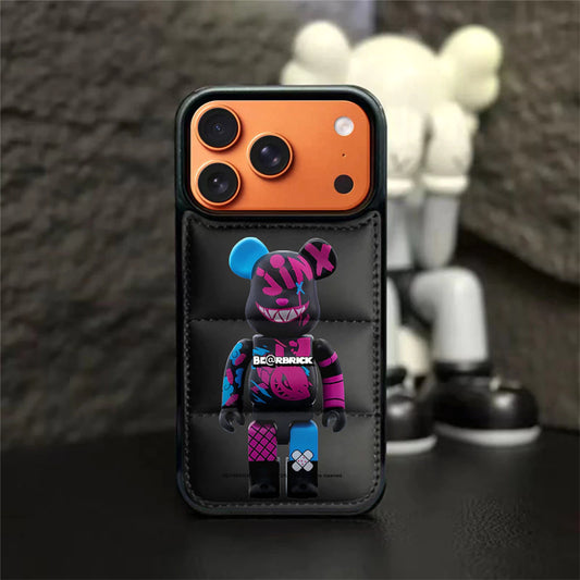 BearBrick Design Puffer Case – iPhone 11 –17