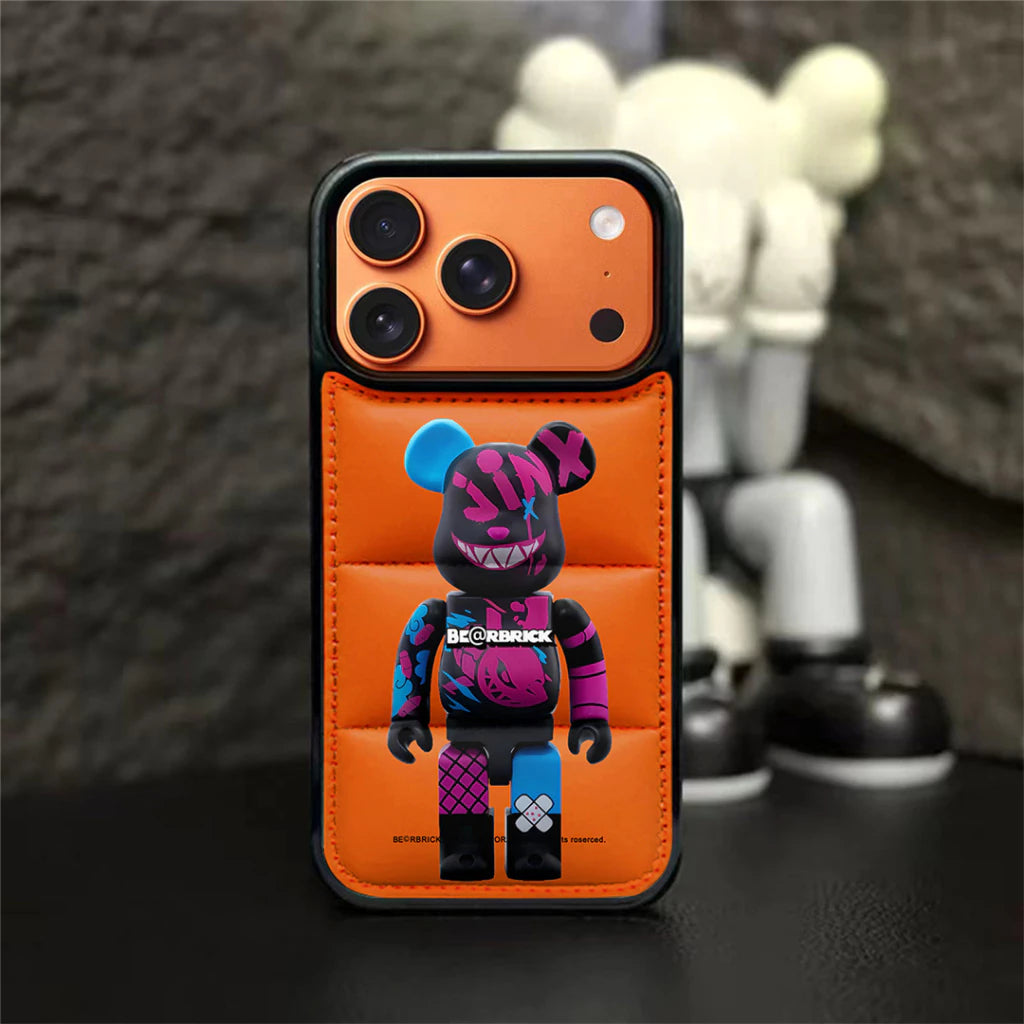 BearBrick Design Puffer Case – iPhone 11 –17