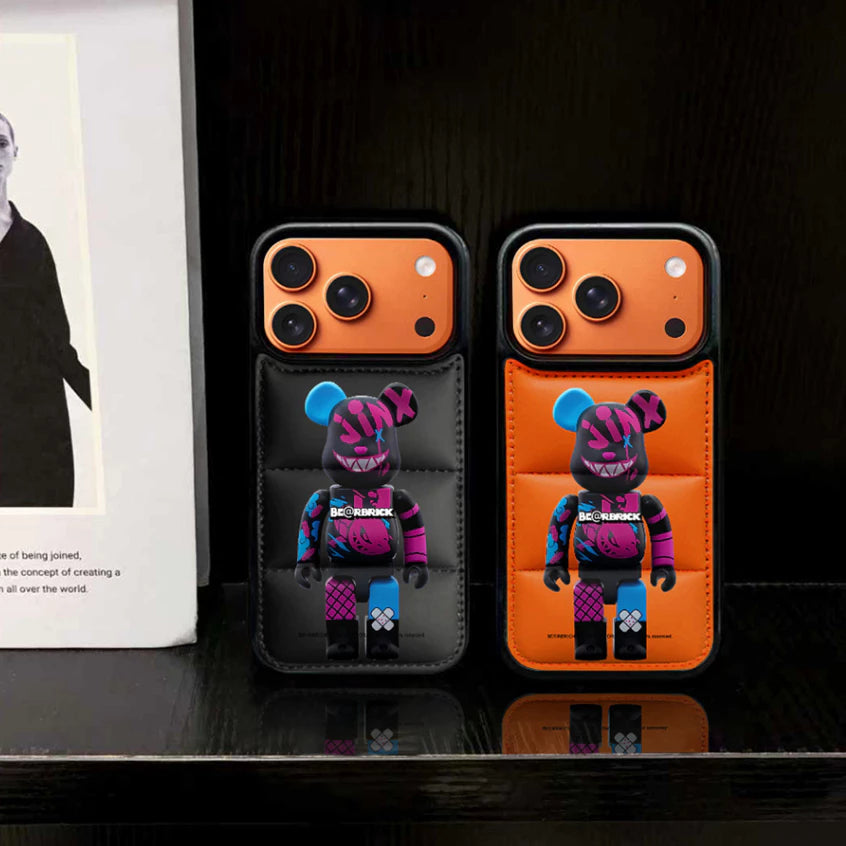 BearBrick Design Puffer Case – iPhone 11 –17
