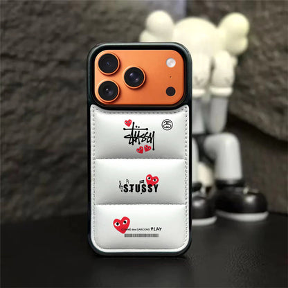 Puffer Streetwear Heart Case– iPhone 11 –17