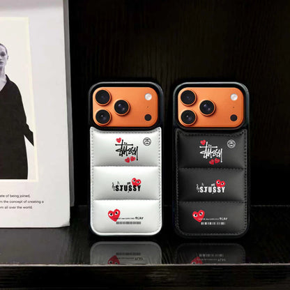 Puffer Streetwear Heart Case– iPhone 11 –17