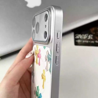 Chrome Crosses MagSafe iPhone Case