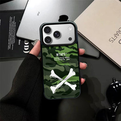 Camo Crossbones Puffer iPhone Case– iPhone 11 –17