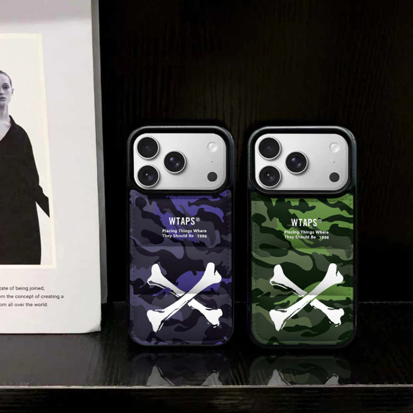 Camo Crossbones Puffer iPhone Case– iPhone 11 –17