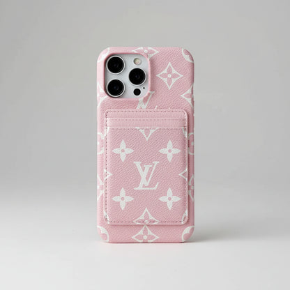 Luxe Pattern MagSafe Case with Detachable Card holder