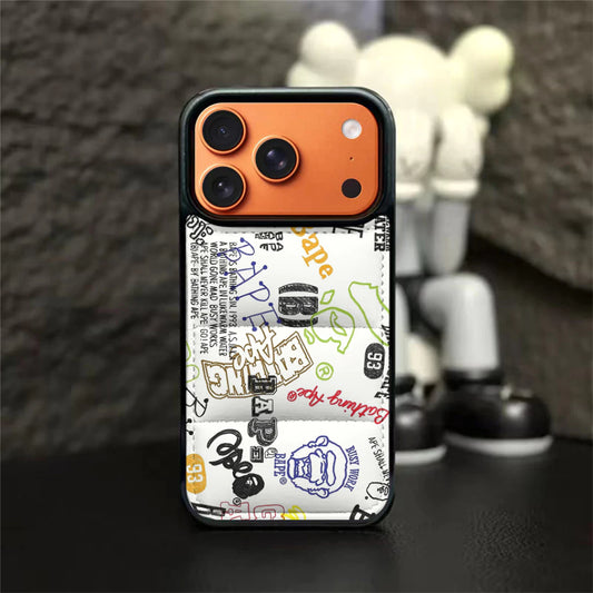 Ape Graffiti Streetwear Puffer iPhone Case