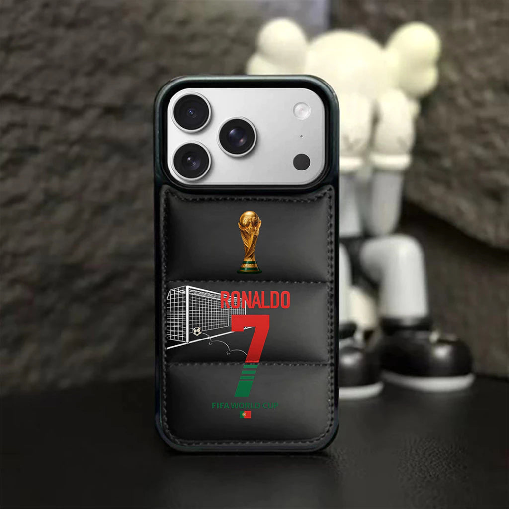 World Champions Puffer  Case – Ronaldo & Messi Edition