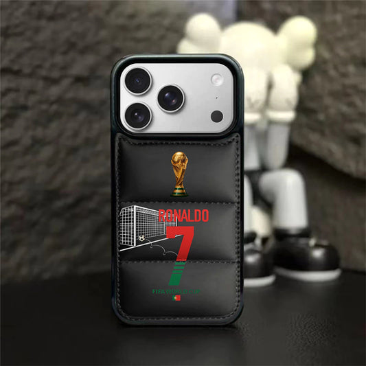 World Champions Puffer  Case – Ronaldo & Messi Edition