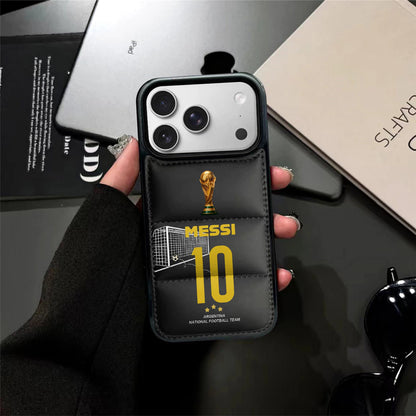 World Champions Puffer  Case – Ronaldo & Messi Edition
