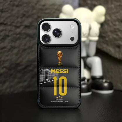 World Champions Puffer  Case – Ronaldo & Messi Edition
