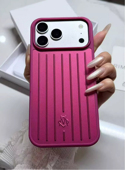 Luxury Aluminium  iPhone Case - Pink Raspberry
