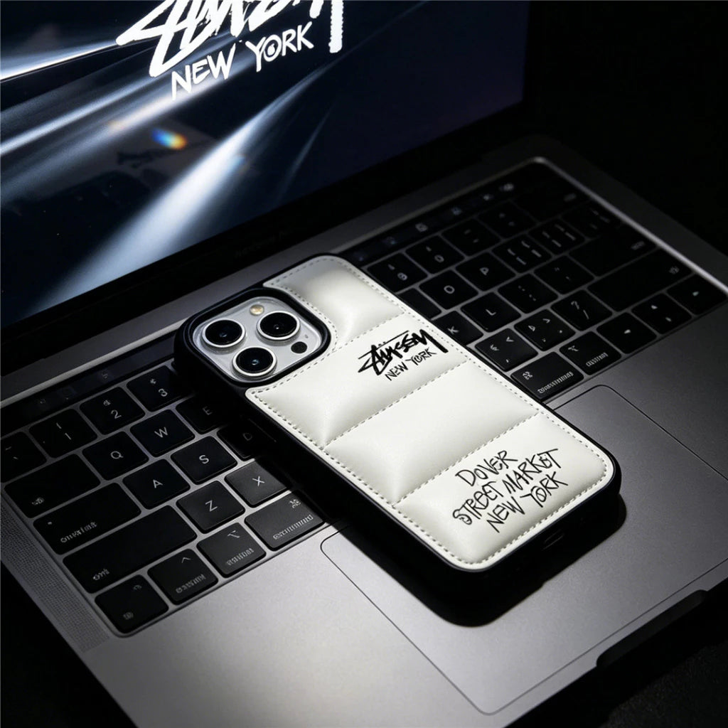 Stussy Design Streetwear Puffer iPhone Case