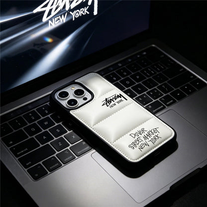 Stussy Design Streetwear Puffer iPhone Case