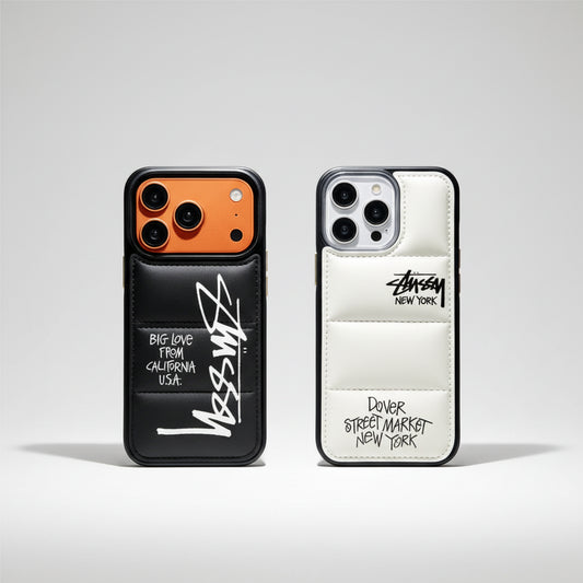 Stussy Design Streetwear Puffer iPhone Case