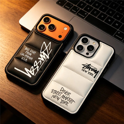 Stussy Design Streetwear Puffer iPhone Case