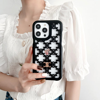 Pretty cut out design  iPhone Case