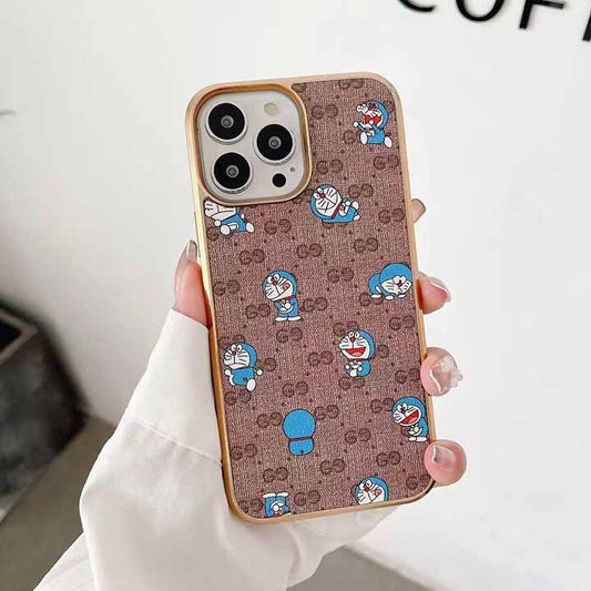 Cute Doraemon Print iPhone Case