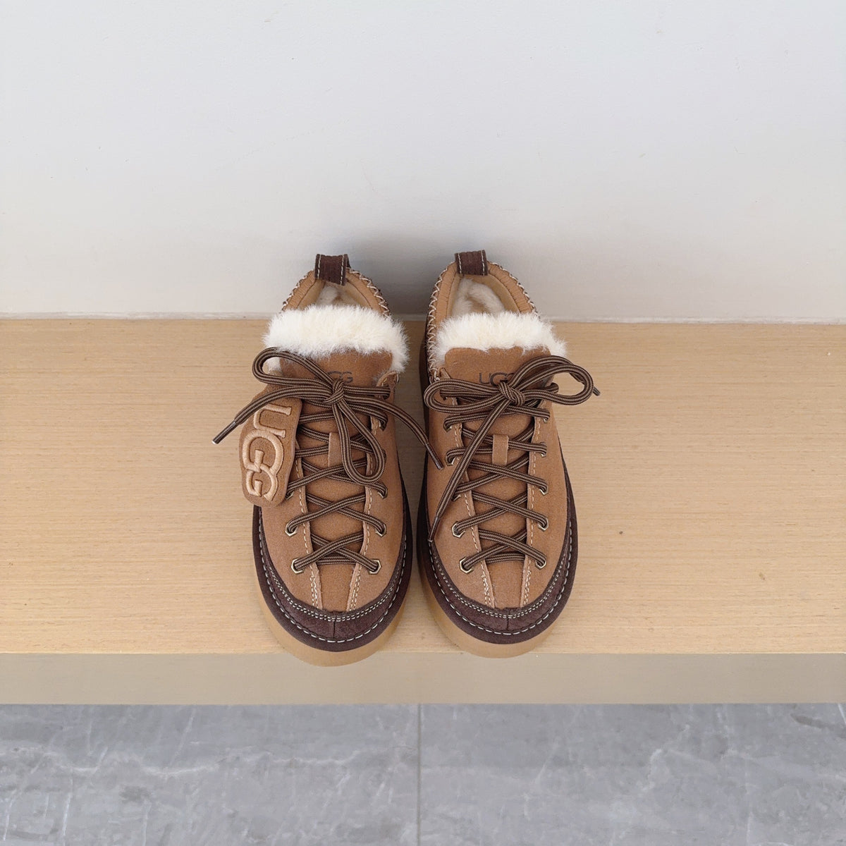 Heritage Lace Up Platform Slipper