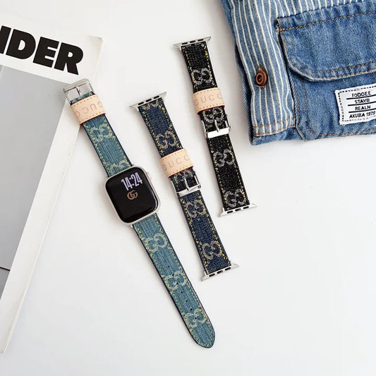 Denim Design Apple Watch Strap