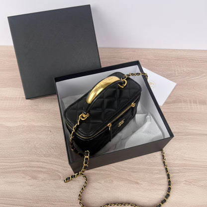 VIP Luxury Quilted Vanity Bag