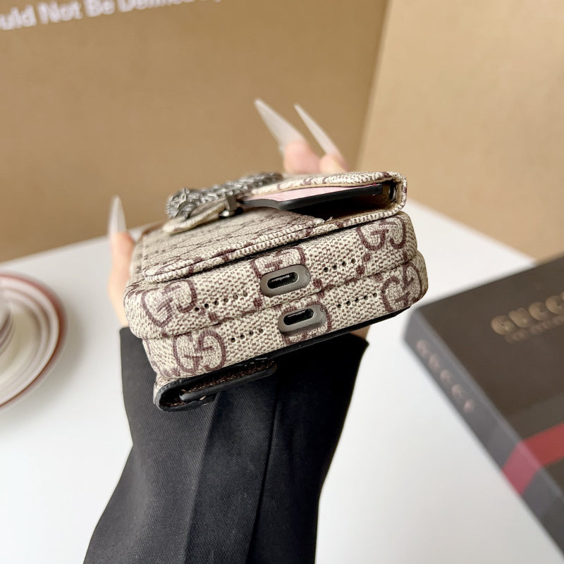 Luxury Horseshoe Card holder Phone Case