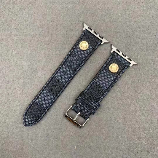Luxury Designer Checkered Watch Strap