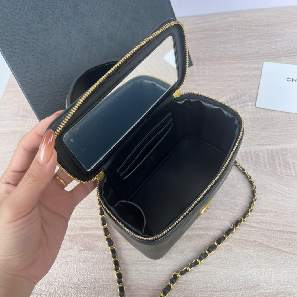 VIP Luxury Quilted Vanity Bag