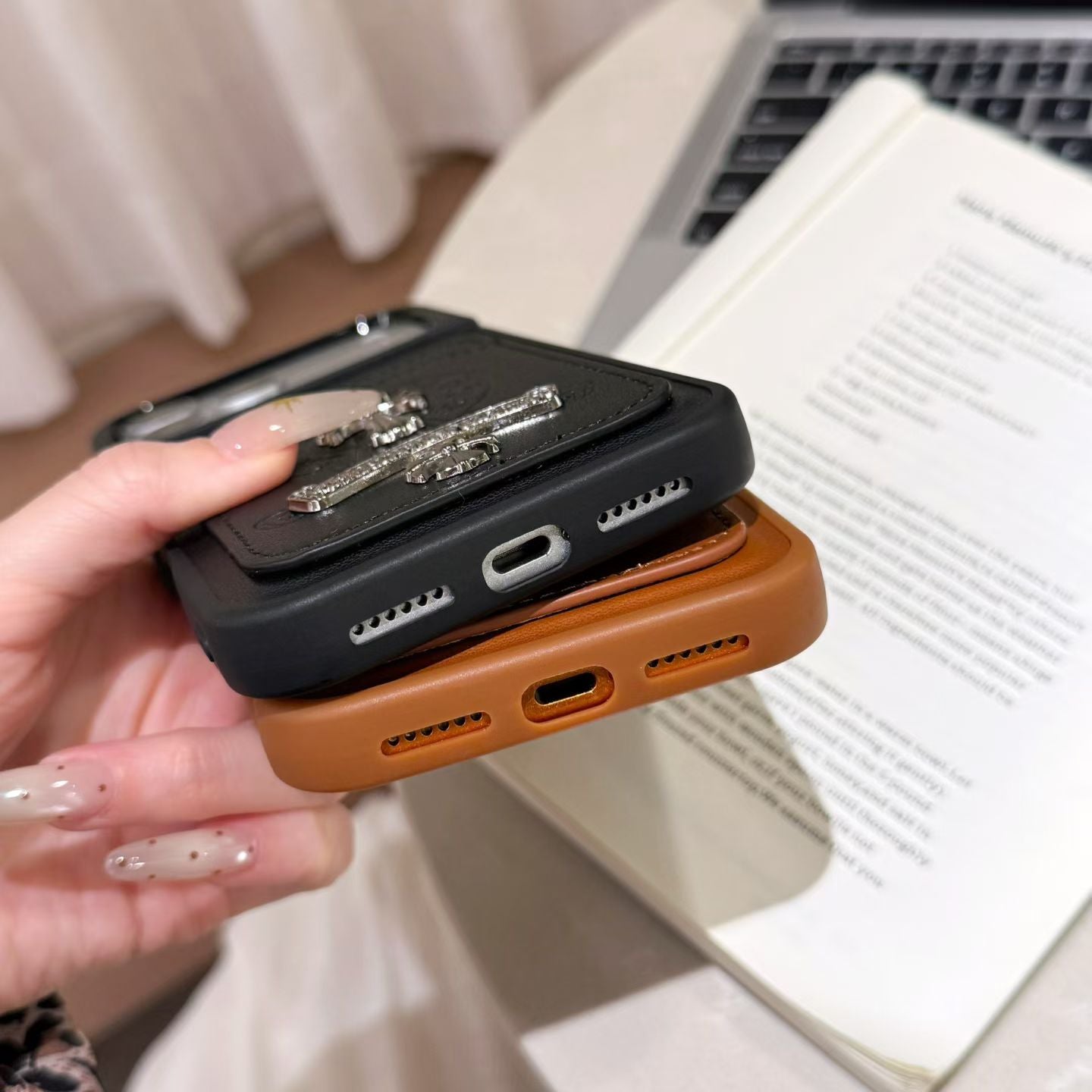 Streetwear CH Design iPhone Case with Card Holder